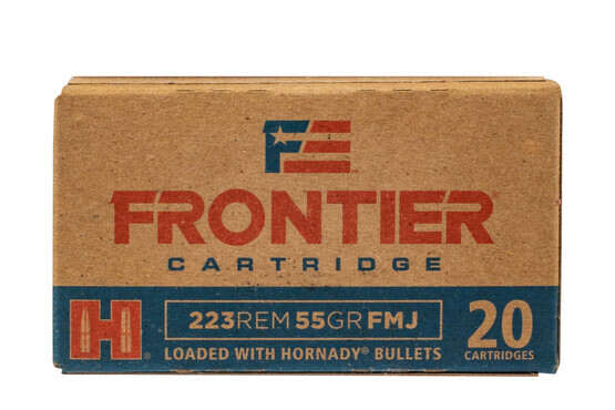 Hornady Frontier 223 full metal jacket boat tail bullet 55 gr offers affordable accuracy